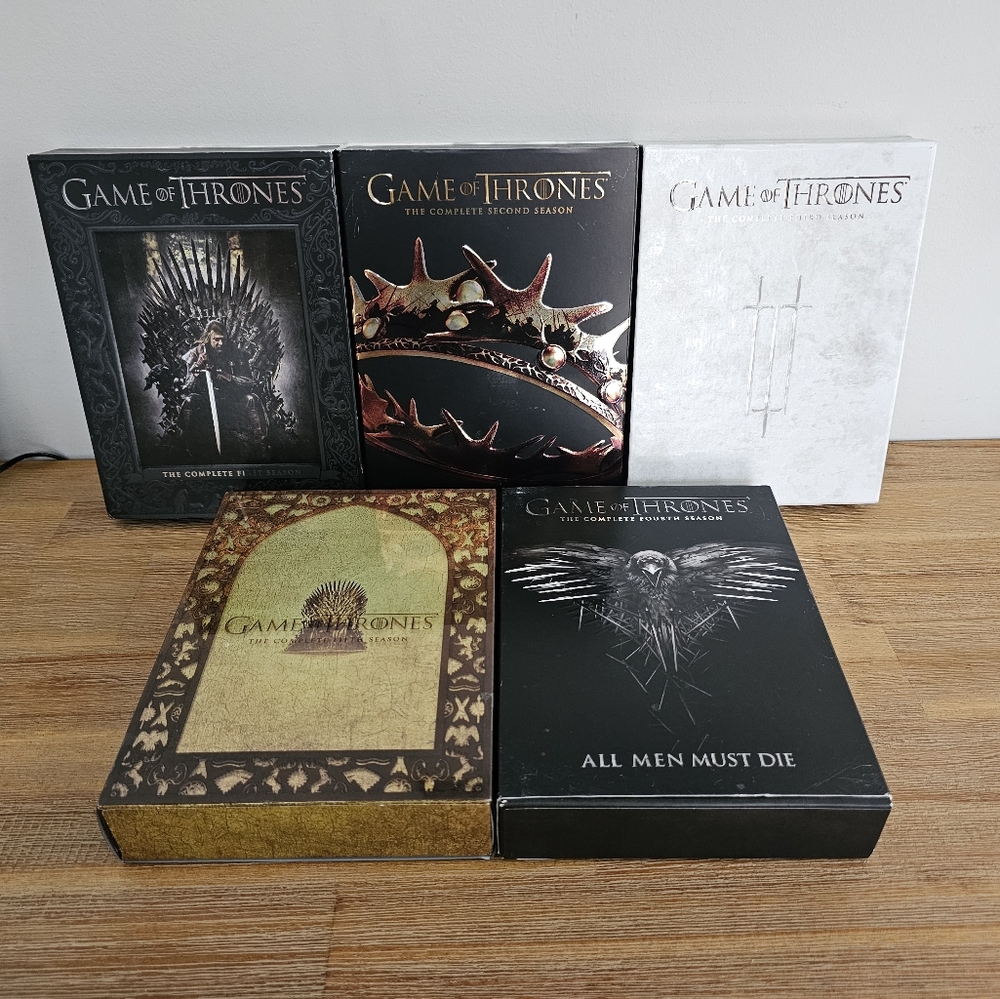 GAME OF THRONES DVD Box Sets Seasons 1 through 5